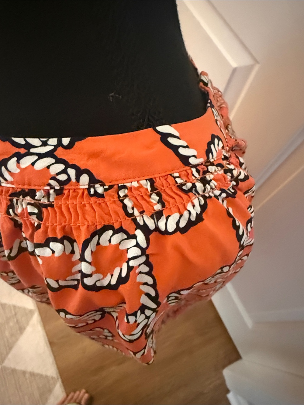 crown & ivy Orange Printed V-Neck Tunic - Picture 5 of 5